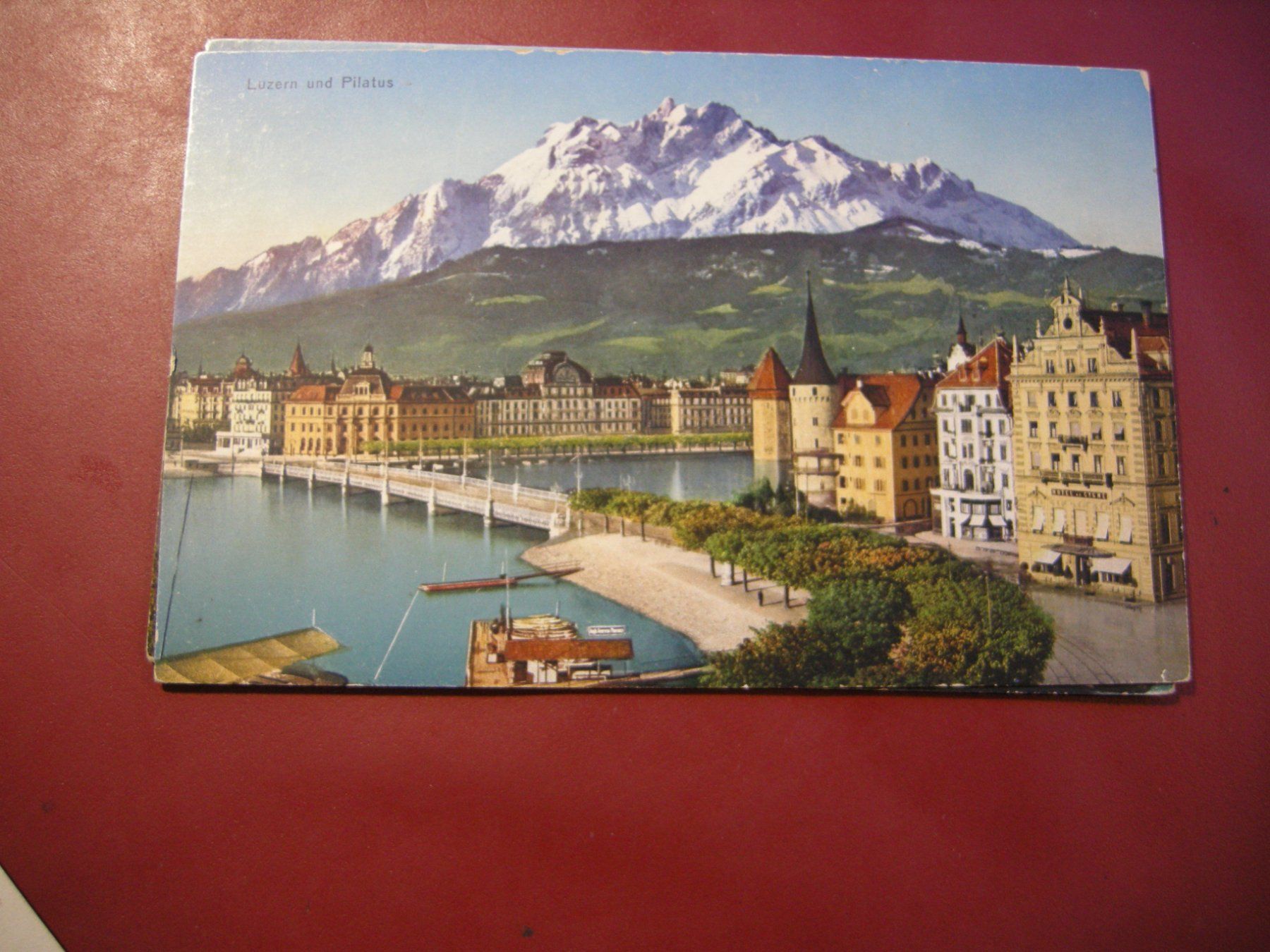 Cartoline postali: 5 POSTKARTEN LUZERN, AB 20.IX.04 // 10.VII.07 – Usato da Eschenbach SG venduto da eDaisy 3