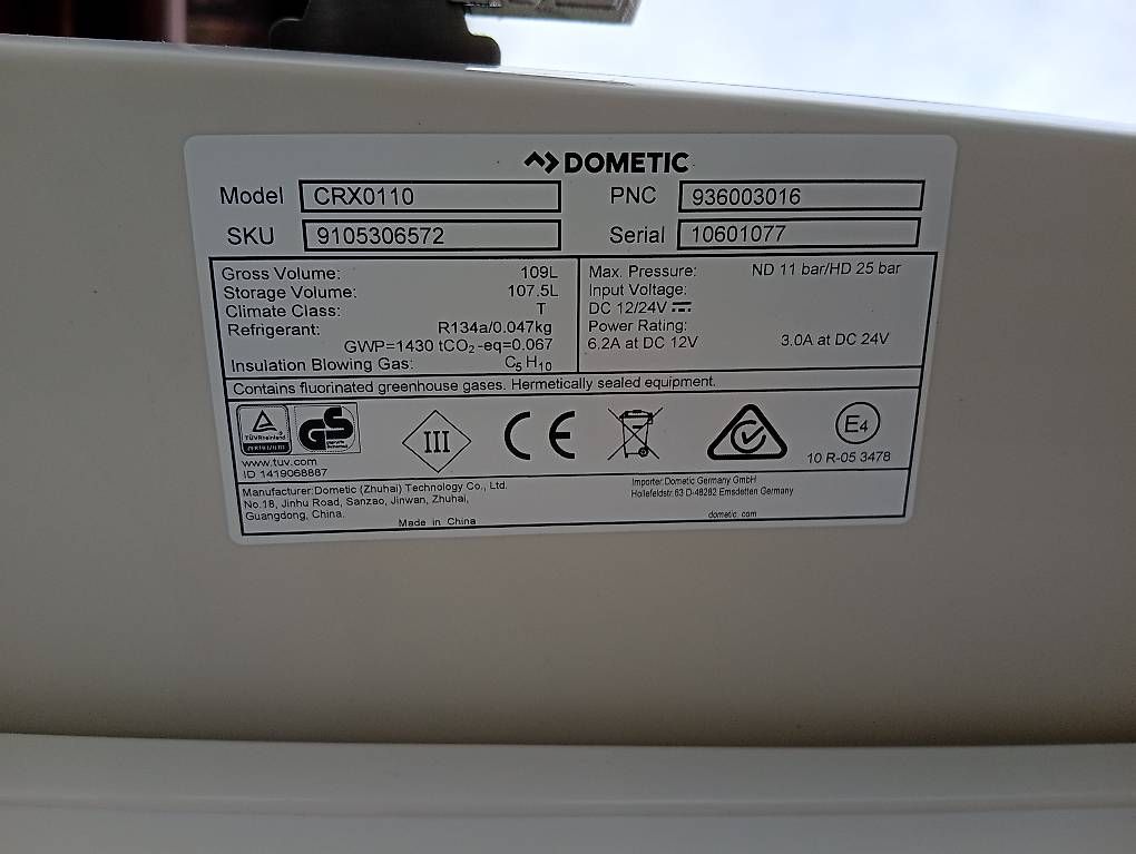 Kühlschrank: Frigo 12 / 24v Dometic CRX0110 – Neu und originalverpackt aus Rueyres von Pidgy 2