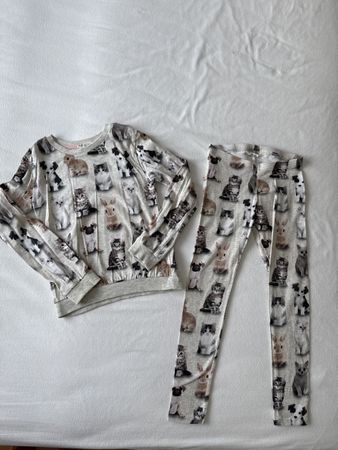 H&M Shirt und Hose Tier Motive Gr 128