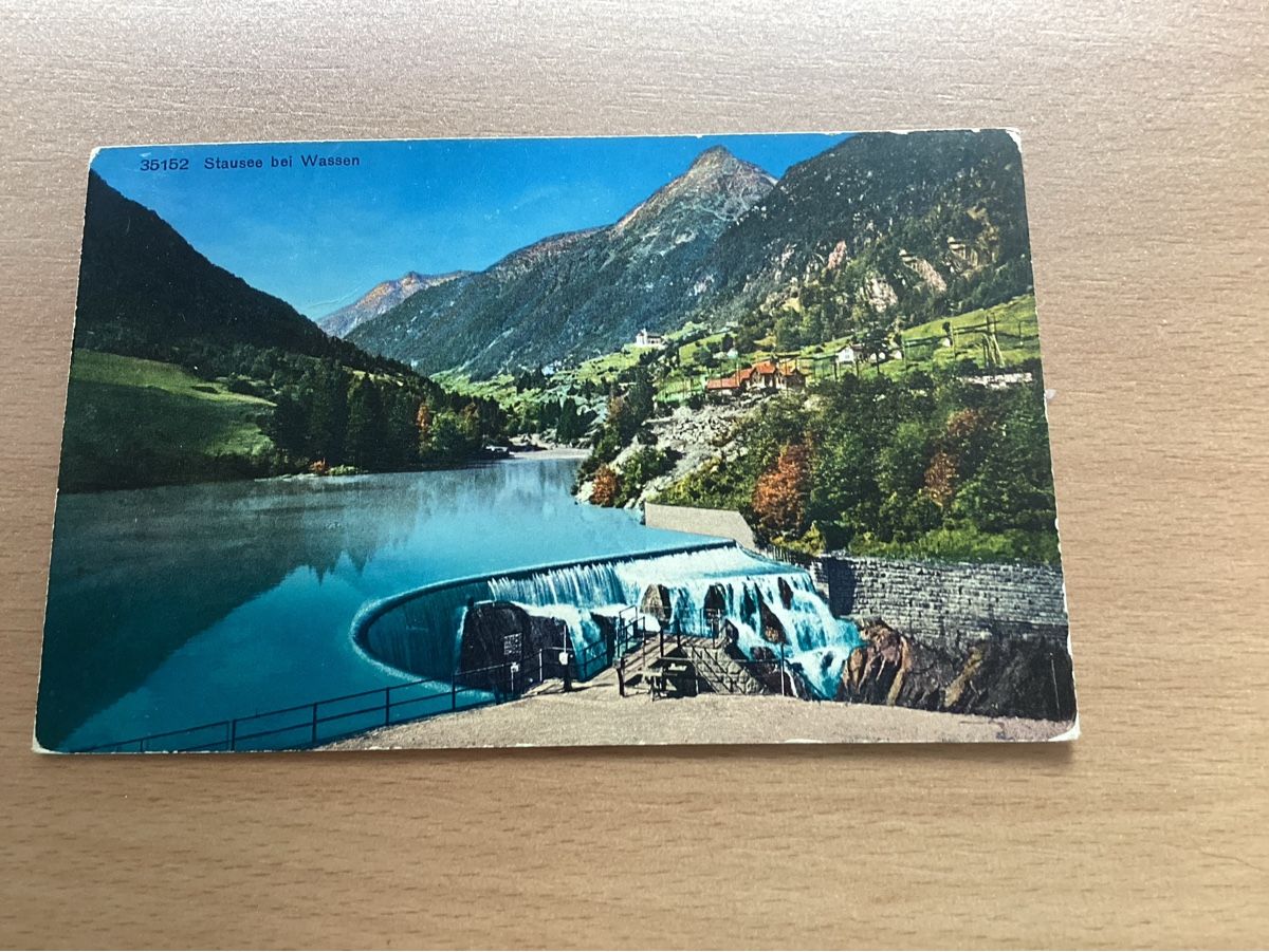 Cartoline postali: AK Wassen, Stausee Pfaffensprung – Usato da Wassen UR venduto da SABDOM