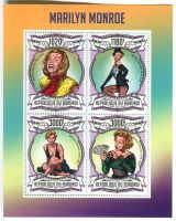 Block "Marilyn Monroe". Burundi.