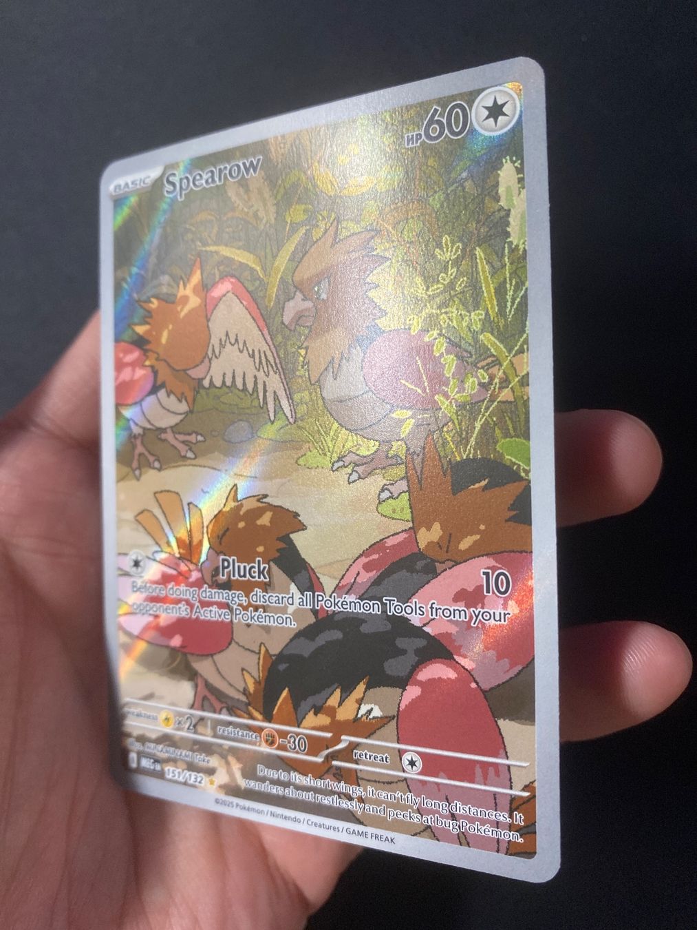 Pokémon Carte collezionabili: Spearow 151 - Habitak - Illustr. Rare - Mega Evolution - EN – Nuovo (secondo la descrizione) da Hausen AG venduto da Shrade 1