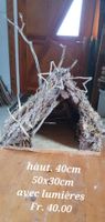 Crèche en bois fait main