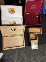 Selection of Empty Cigar Boxes, Various Brands, Wood!