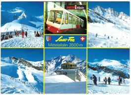 Saas-Fee - Skigebiet Mittelallalin - Wallis
