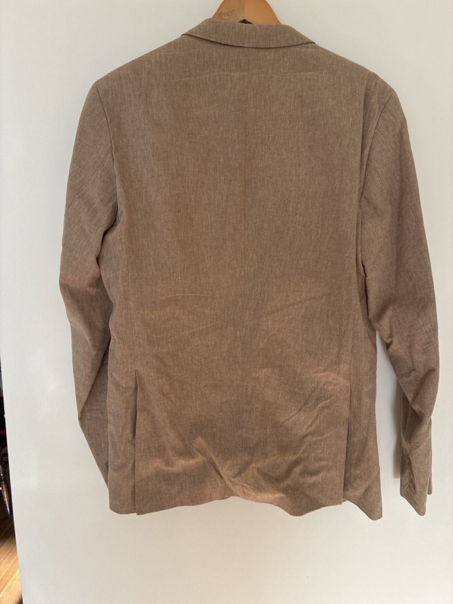 Giacche: Mens blazer beige linen blend two button front size M – Usato da Zürich venduto da davi97 2