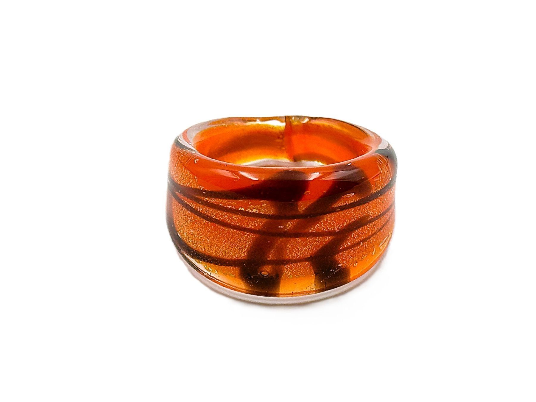 Murano Anelli: Ring Murano Glas G 52 Breite 15mm – Nuovo e nell'imballaggio originale da Oberkulm venduto da Murano-Schmuck