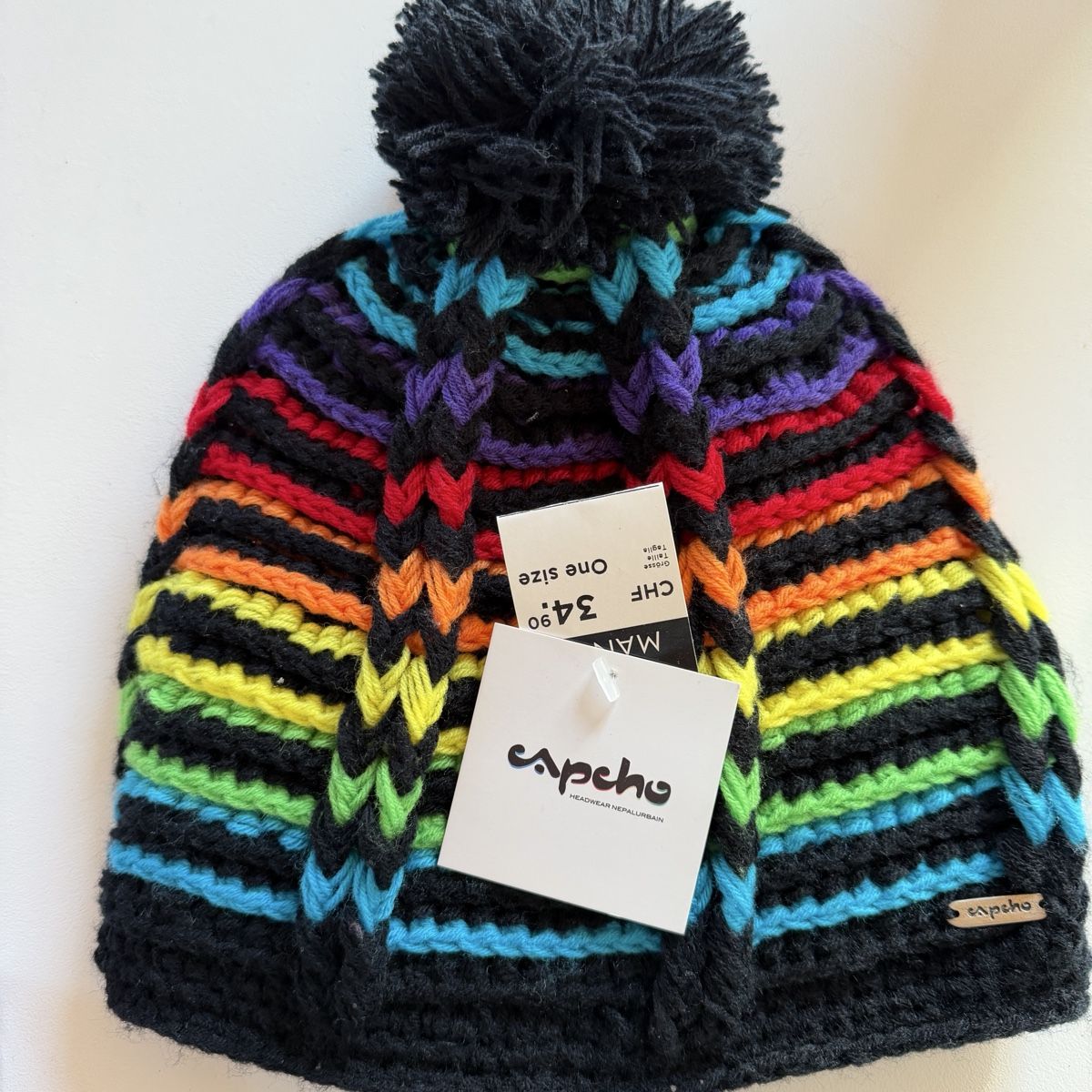 Chapeaux, bonnets & casquettes: Capcho Rainbow Mütze mit Bommel - Neu – Neuf avec emballage d'origine à Teufen AR par Maleaa