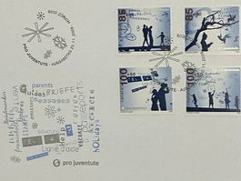 🤸  Pro Juventute 2009: Kompletter Satz FDC - AUSGABETAG 🛒