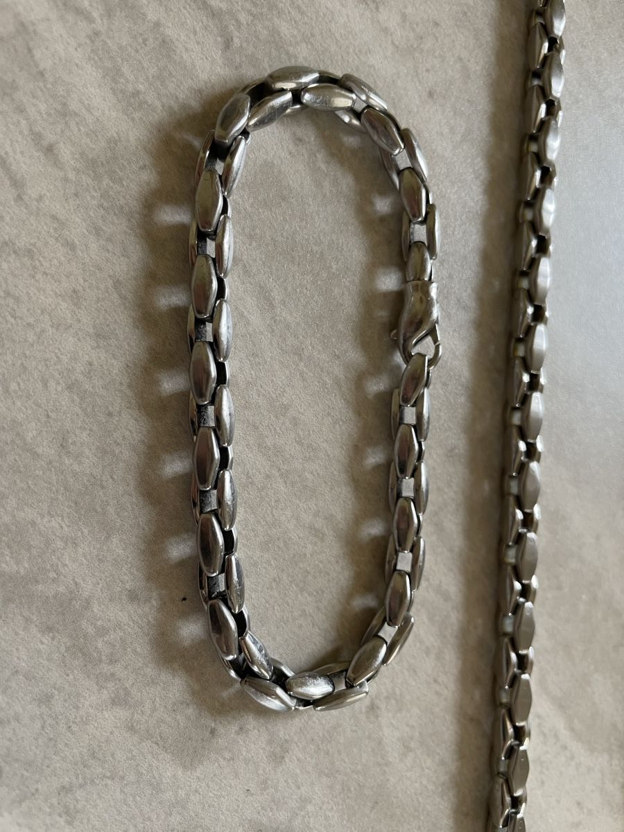 Catenine: Massive Halskette und Armkette Steel – Usato da Flawil venduto da Naphtali 1