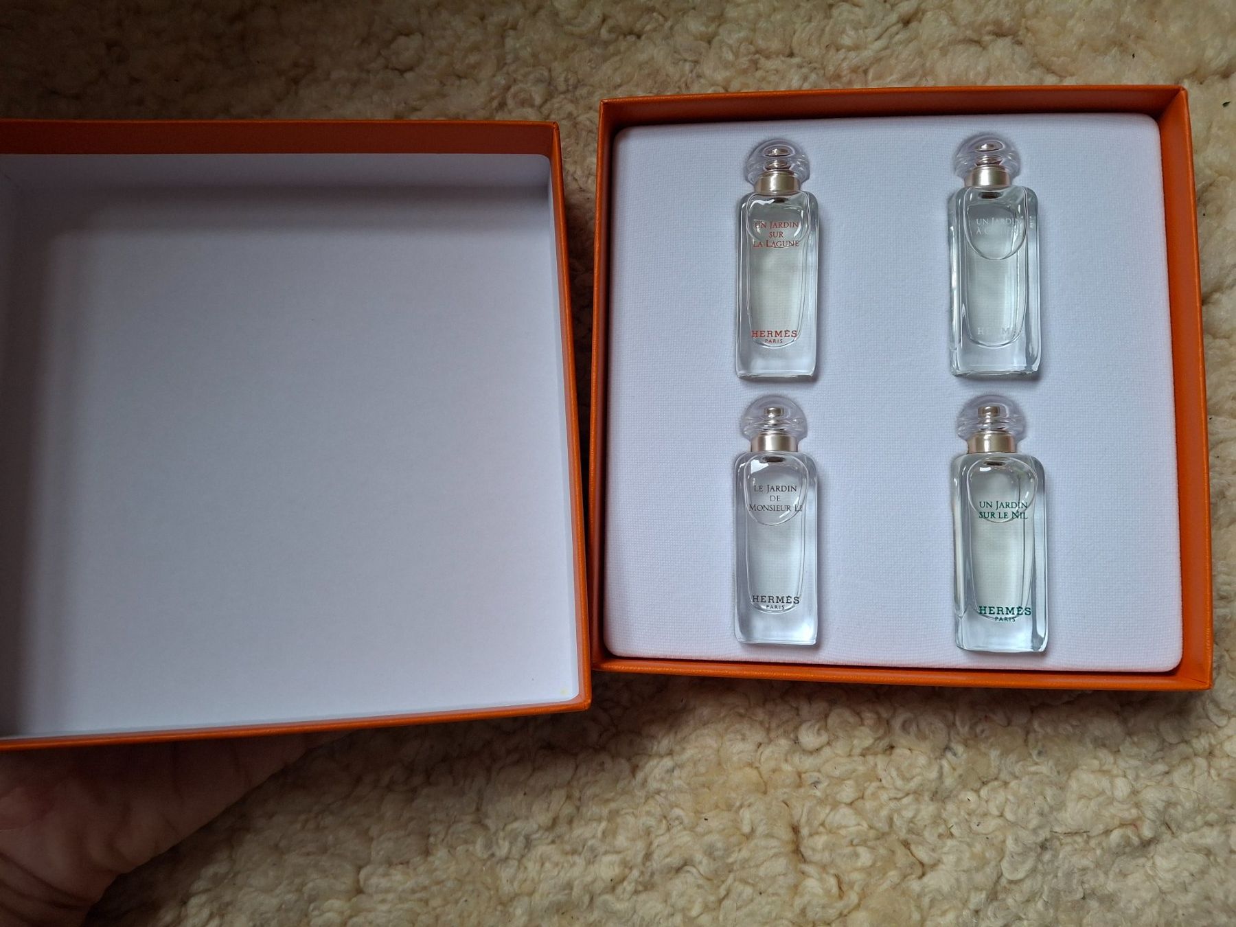 Hermès Profumi & Eau de Toilette: Hermès Miniatures Jardins – Nuovo e nell'imballaggio originale da Zofingen venduto da Jandaia 3