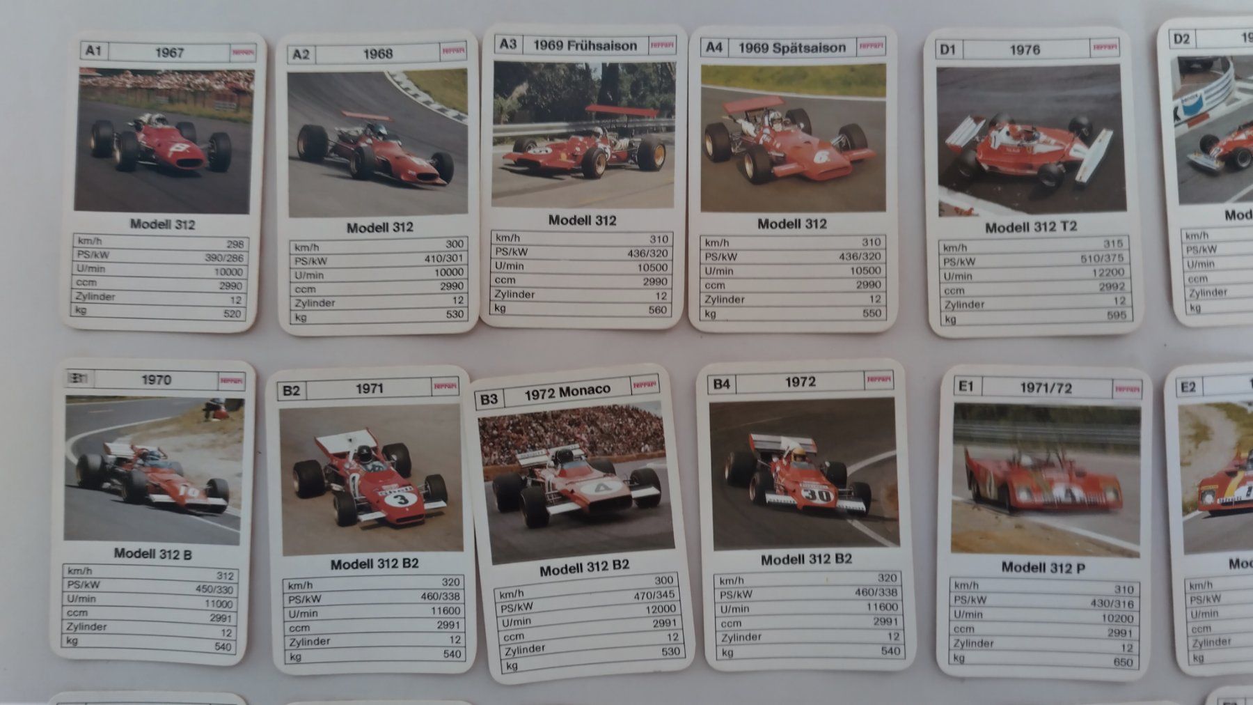 Giochi: Auto Quartett / Maxi Mini /  Ferrari / 24 Karten ab Fr. 4.- – Usato da Bellach venduto da JingleJerry 3