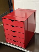 USM Haller Inos Box Rot NEU