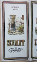 Zermatt Gornergrat Werbeprospekt, verm. 1940/50er Jahre