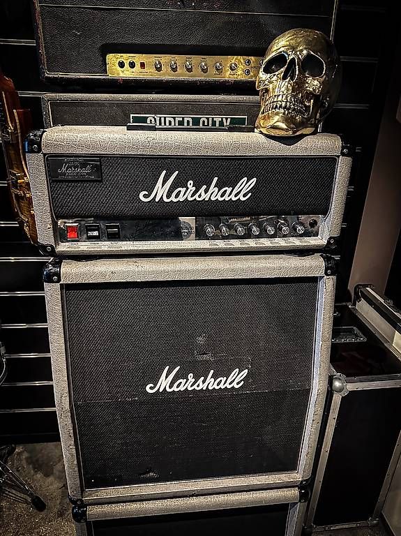 Marshall Amplificatori: Marshall Silver Jubilee 2553 Full Stack Tête +2 2x12 – Usato da Montreux venduto da Alligator-AMPS 2