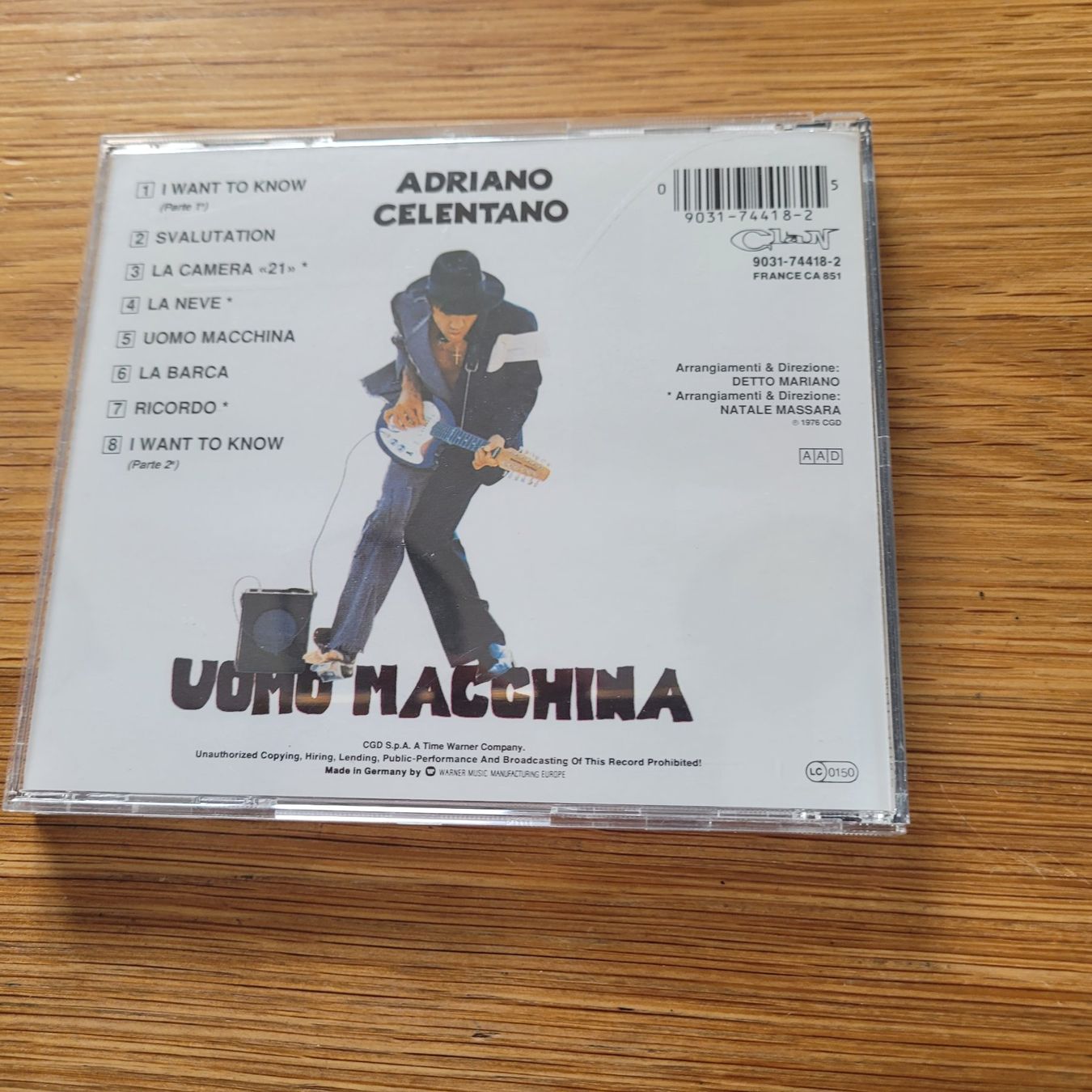 CD: CD Musique Adriano Celentano Svalutation – Usato da Biel/Bienne venduto da Destockweb 3