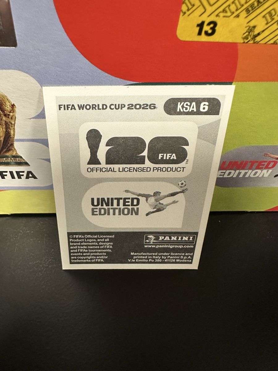 Panini Carte collezionabili: KSA 6 - Panini WM 2026 – Nuovo (secondo la descrizione) da Kreuzlingen venduto da Bes-GamingCollection 1