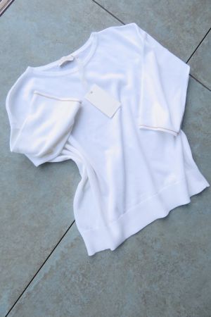 LE TRICOT P. Designer-Sommerpullover Grösse M/L