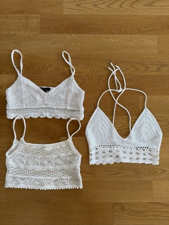 Beige Crochet Crop Top Bundle - Perfect for Summer!