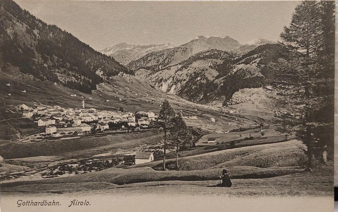 Ansichtskarten: AIROLO - Gotthardbahn – Gebraucht aus Delémont von Domdom1