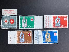 Pro Patria 1957 - komplette Serie ** (ZNr 81, 82, 83, 84,85)
