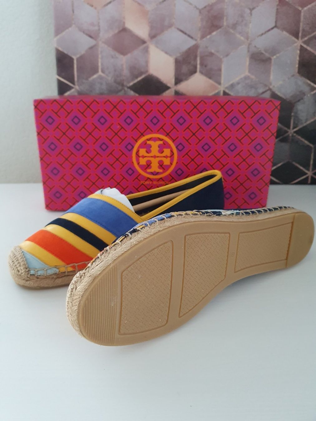 Tory Burch Damenschuhe: Schuhe Tory Burch, Leder, Größe 40,5, bunt, – Neu und originalverpackt aus Zuchwil von ger_ws6t 2