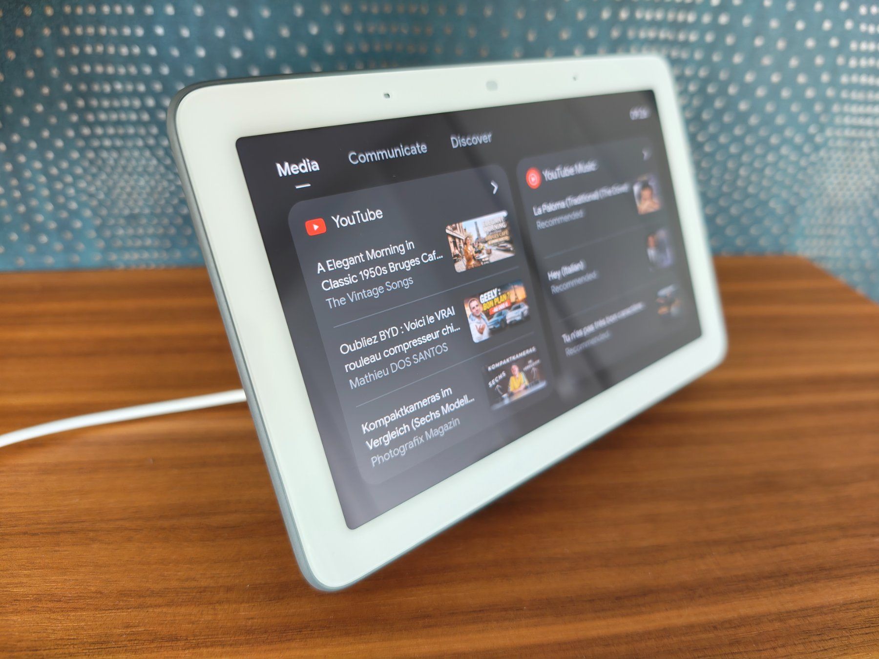 Google Lettore multimediale & Streamer: Google Home Hub, 7", Version von 2018 – Usato da Immensee venduto da Pelab