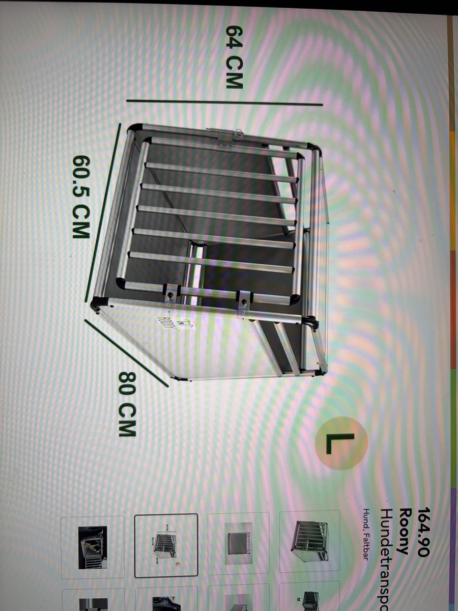 Gabbie, trasporto & Sicurezza: Roony Hundebox Grösse L – Nuovo (secondo la descrizione) da Marthalen venduto da Chrigel14 4