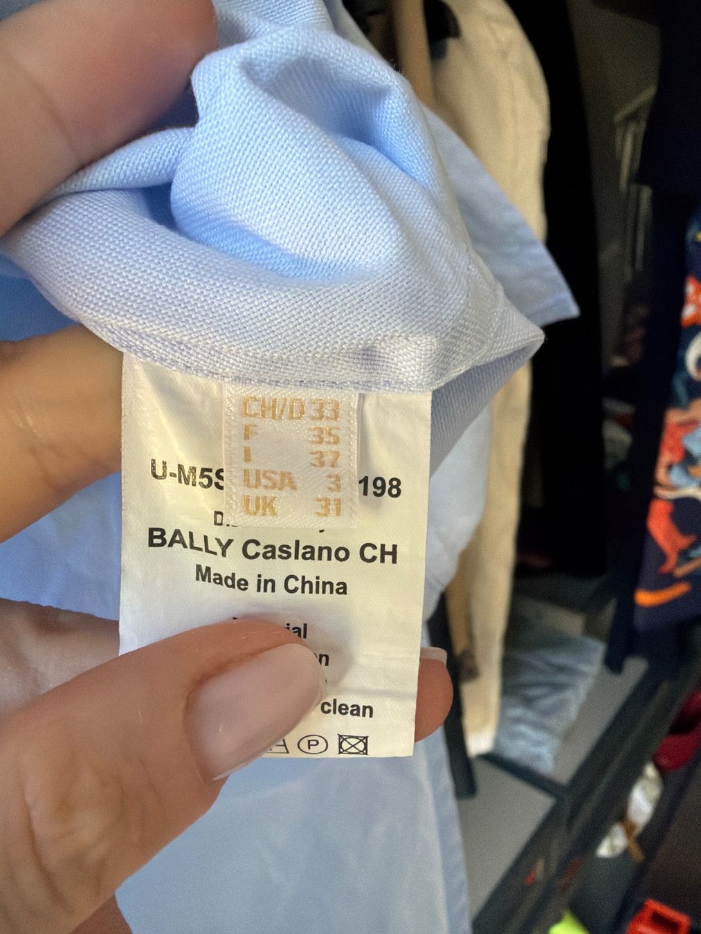 Bally Camicie: Bally Hemd Unisex – Usato da Montagnola venduto da Milena_L 3