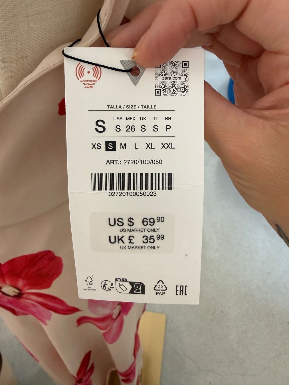 Zara Vestiti: Zara Blumenkleid – Nuovo e nell'imballaggio originale da Lutzenberg venduto da Schatzkiste88 3