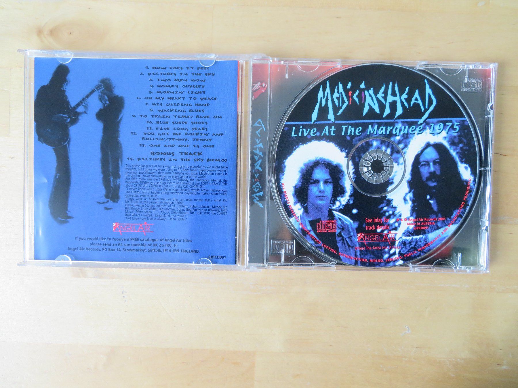 CD: MEDICINE HEAD "Live at the Marquee 1975" – Usato da zürich venduto da Goldimmund 1