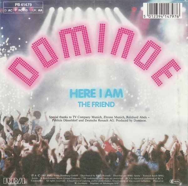 Schallplatten: Dominoe:  Here I Am 7" – Gebraucht aus Steinhausen von Vilivinili 1