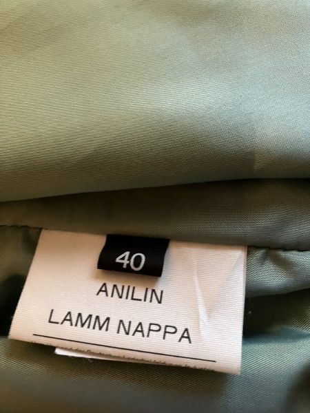 Giacche: Lammnappa-Lederjacke, grün, Grösse 40 – Nuovo (secondo la descrizione) da Märwil venduto da Yvonne034 2