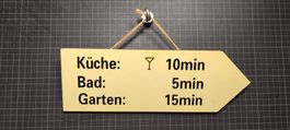 Wunderschönes cuules Schild