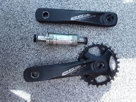 FSA AlphaDrive Kurbel 30T 10x 4-Kant mit BSA Innenlager 73mm