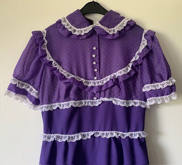 Kleider: Biedermeier Kleid mit Hut und Stoffbeutel – Gebraucht aus Gundetswil von Egro100 2