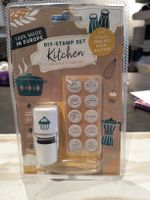 DIY Stempel Set Küche, 1 Stempel, 10 Designs, Neu, Basteln
