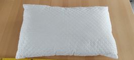 Kissen weiss gesteppt 44x70 cm guter Zustand
