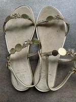 Elegante Viamercanti Capri Sandalen, Gold, Gr. 38.5 ✨