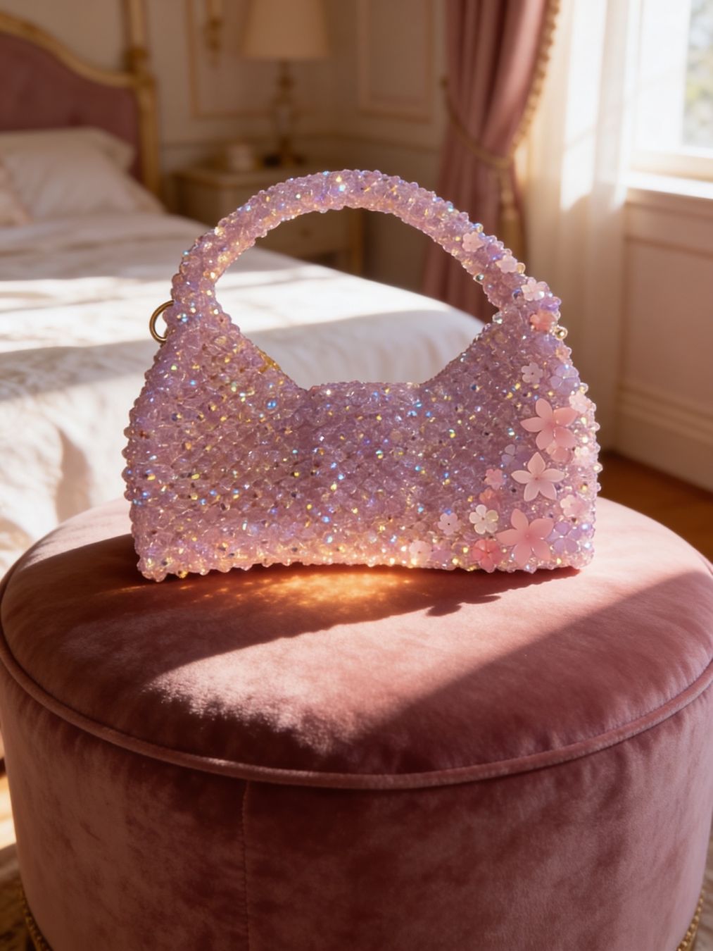 Borse da donna: Handarbeit Funkelnde Handtasche aus Kristallperlen – Nuovo e nell'imballaggio originale da canobbio venduto da barbarb 4