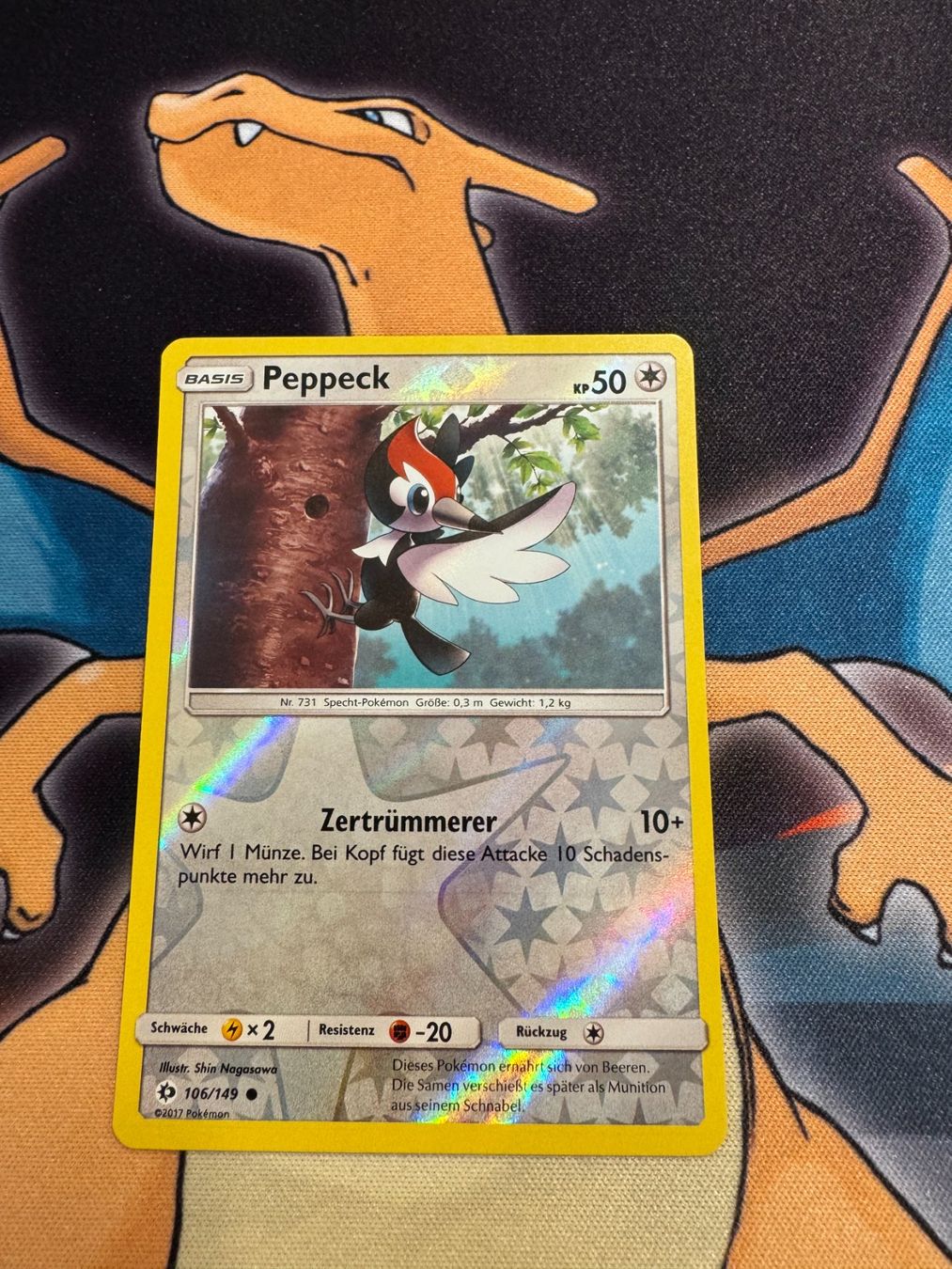 Pokémon Carte collezionabili: Peppeck (SUM 106) - Reverse Holo - Sonne & Mond – Nuovo (secondo la descrizione) da Bülach venduto da Pfrenzel