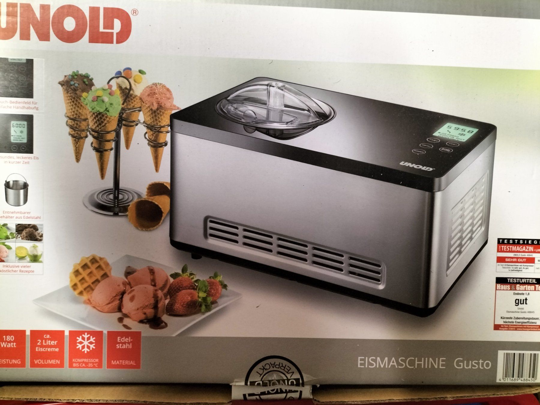 Elettrodomestici da cucina: Original Unold Glacémaschine – Nuovo e nell'imballaggio originale da Biberist venduto da kra_p7p7