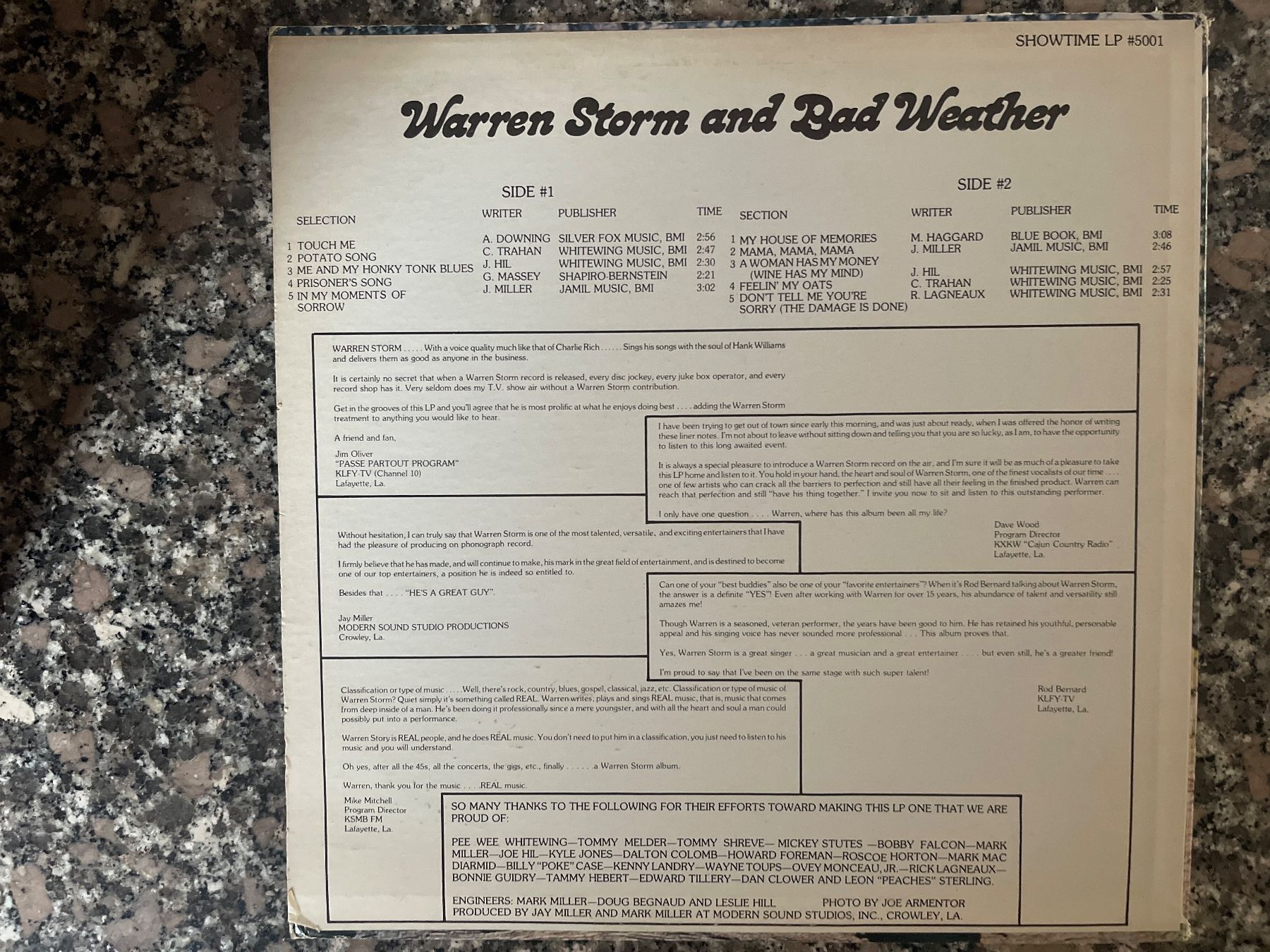 Dischi in vinile: A760/Warren Storm At Last – Usato da Frutigen venduto da Philippe_jsp 1