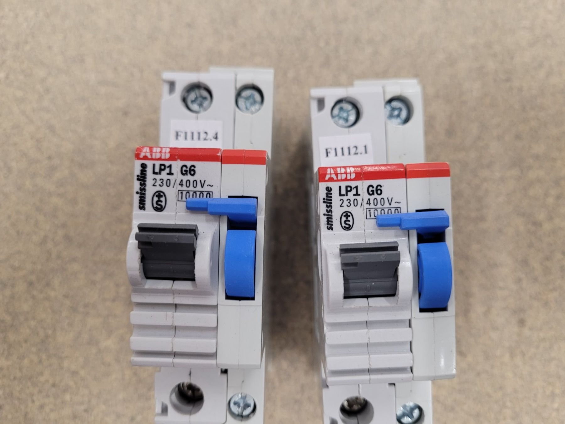 ABB Componenti elettronici: 2 Stück Sicherungen ABB LP1 G6 – Usato da Vitznau venduto da Night-Fire 2