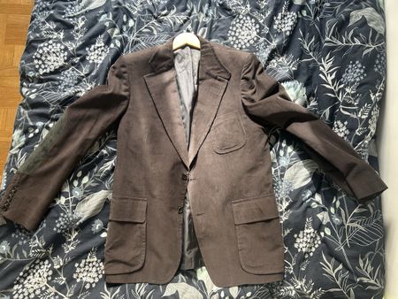 GUCCI Vintage Blazer Velours Côtelé Tom Ford Era