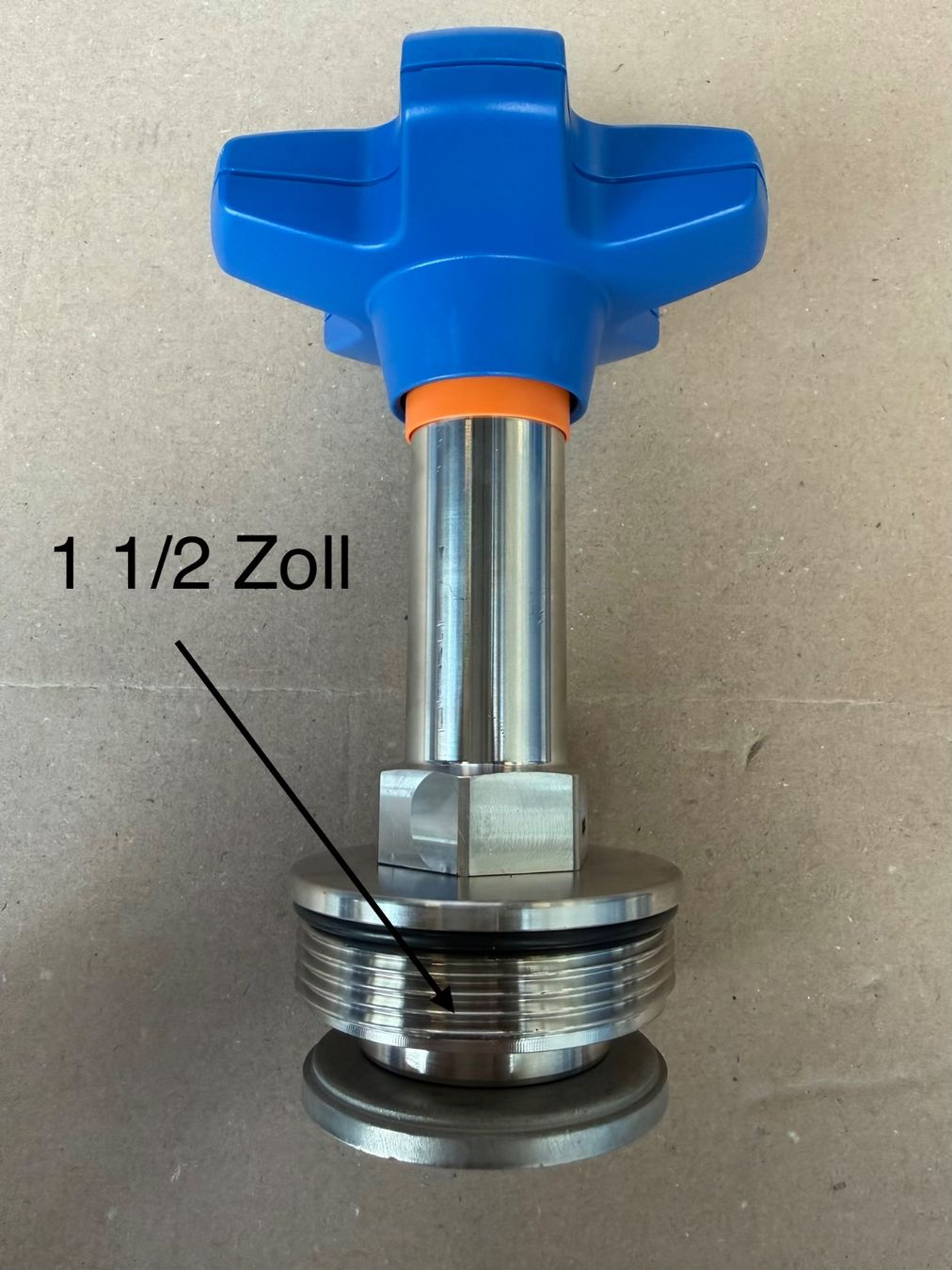 Rubinetteria: Schrägsitzventil Oberteil Inox 1 1/2 Zoll – Nuovo (secondo la descrizione) da Niedergösgen venduto da elromano74