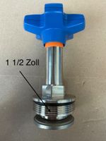 Schrägsitzventil Oberteil Inox 1 1/2 Zoll (Hahnoberteil)