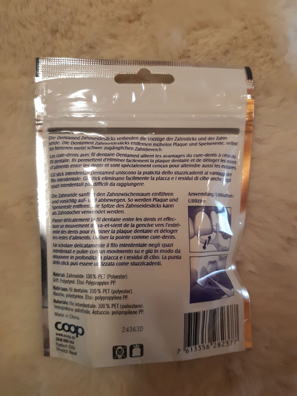Zahnpflege: Dentamed Dental Floss Sticks 32er Pack – Neu (gemäss Beschreibung) aus Toffen von Gwunderegge77 1