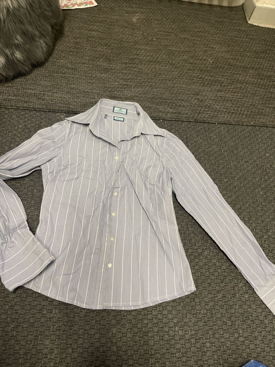 Camicette: Bluse hellblau m glitterstreifen gr 38 – Usato da Bad Zurzach venduto da Cuore34