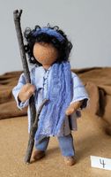 Schwarzenberger Krippenfiguren Kind mit Steckli 13cm N4